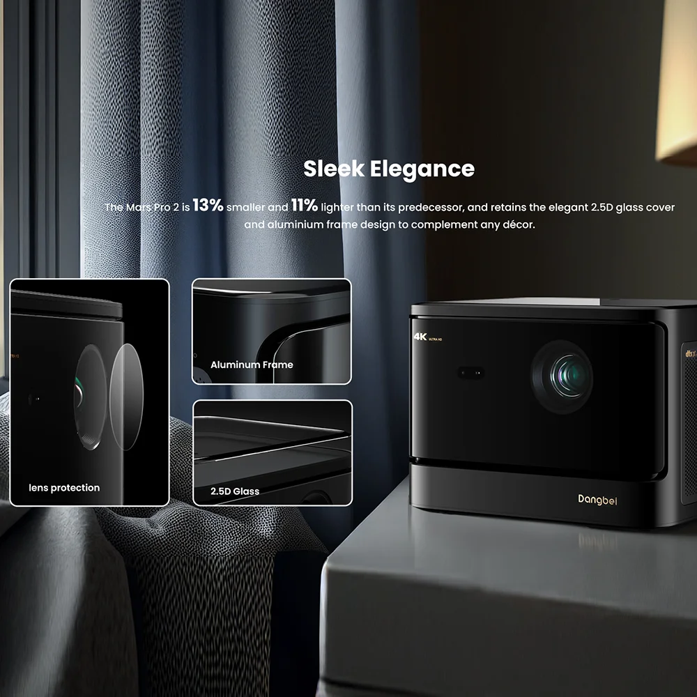 ANTNX 4K Laser Projector 3D Dangbei Mars Pro 2 Auto Focus HD 4K 1080P Home Theater 3d Dlp Projector 3D Laser Projector ANTNX.COM