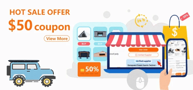 WILDSROF Triangle Hart aluminium Shell Dach Autozelt Ultraleichtes Zelt Aluminium Dachzelt