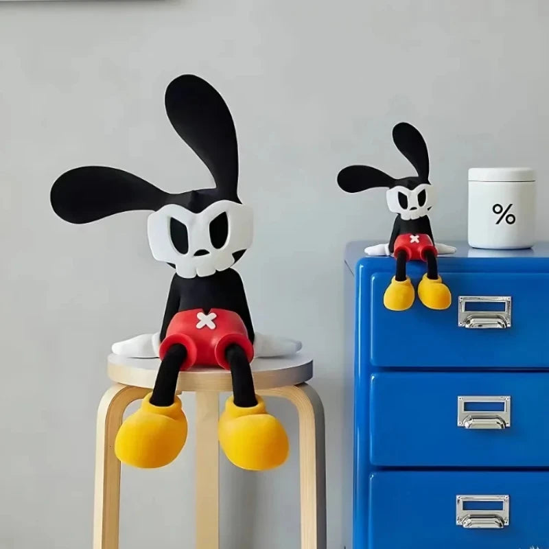 ANTNX Creative Children's Room Wearing Mask, Rabbit Sitting Posture Decoration, Home Living Room, TV Cabinet, Sofa Soft Decorations ANTNX.COM