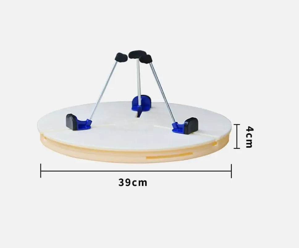 MMOOKA MMOOKA Portable Pottery Machine Turntable Clamp Pottery,15.35inch Adjustable Ceramic Art Repair Tool,Ceramic Trim Holder Centers ClipMMOOKA.COM