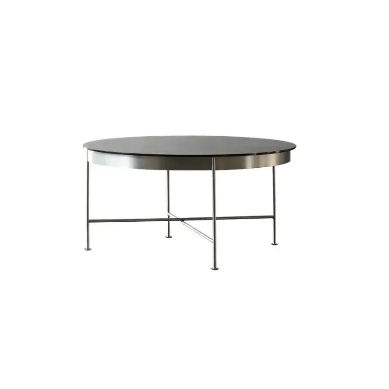 MMOOKA Nordic Black Glass Large Coffee Tables Minimalist Design Living Room Center Coffee Tables Transparent Storage Muebles Furniture