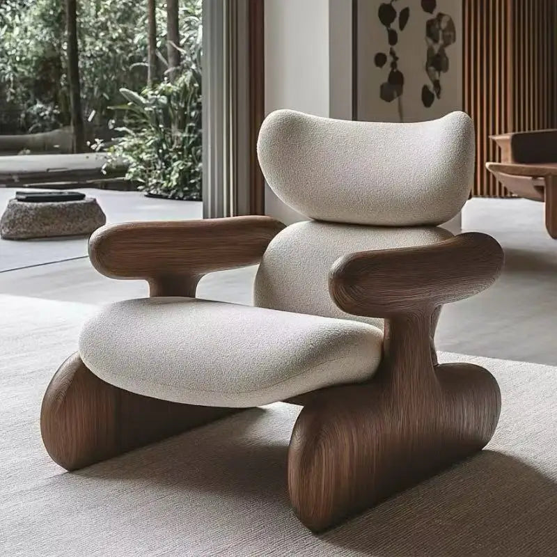 ANTNX Makeup Designer Living Room Chairs Luxury Modern Wooden Reading Living Room Chairs Ergonomic Dresser Sillon Postmodern Furniture ANTNX.COM