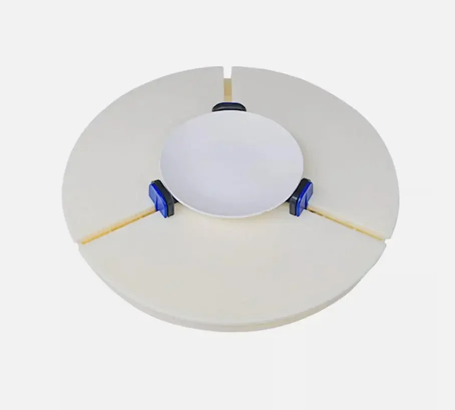 MMOOKA MMOOKA Portable Pottery Machine Turntable Clamp Pottery,15.35inch Adjustable Ceramic Art Repair Tool,Ceramic Trim Holder Centers ClipMMOOKA.COM