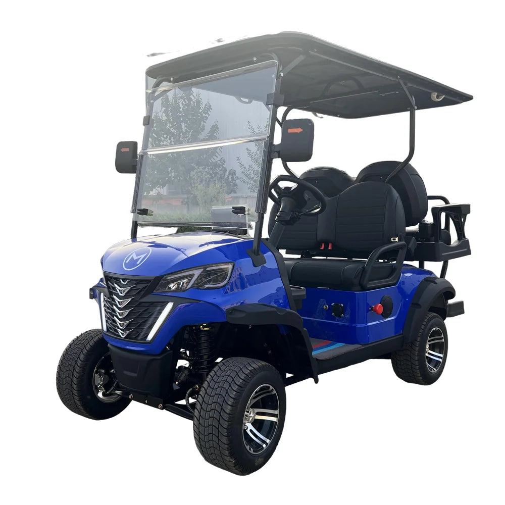 ANTNX 2025 Hot Sale 4-Seater Electric Golf Carts 48V 60V 72V 5000W 7500W Golf Buggy Carts 60-80km Range for Golf Course and Resort ANTNX.COM