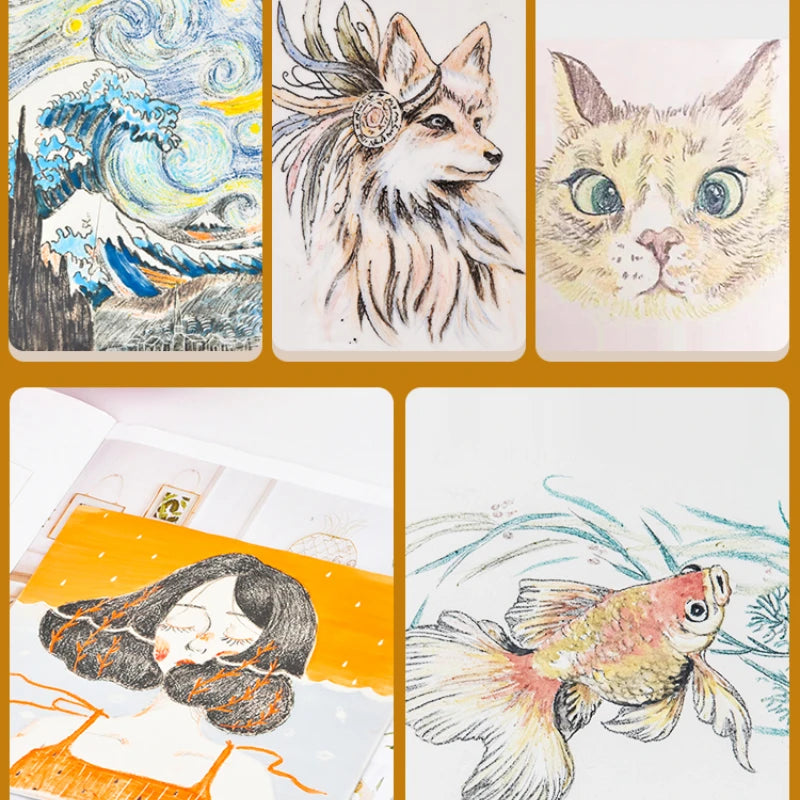 Ceramic Professional Hand-painted Oil Colored Pencil Beginner Adult Painting 1100 ℃ -1260 ℃ Pottery Tools
