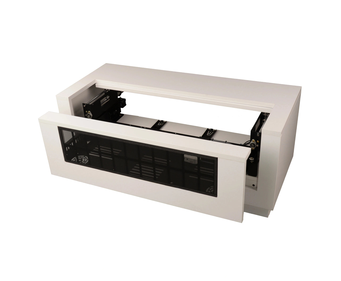 2024 New UST Projector TV Cabinet Ultra Short Throw Laser Remote Motorized Projector Cabinet for Home Theater
