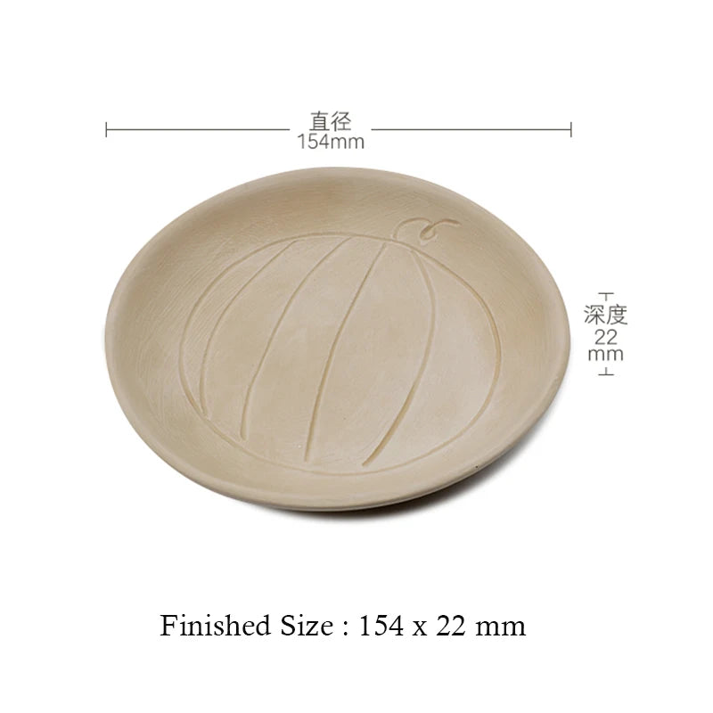 MMOOKA MMOOKA Creative Circular and Rectangle Gypsum Pottery Mold Moulds, Moulding by Stamping for Ceramic Clay Texture Tools, Tools SuppliesMMOOKA.COM