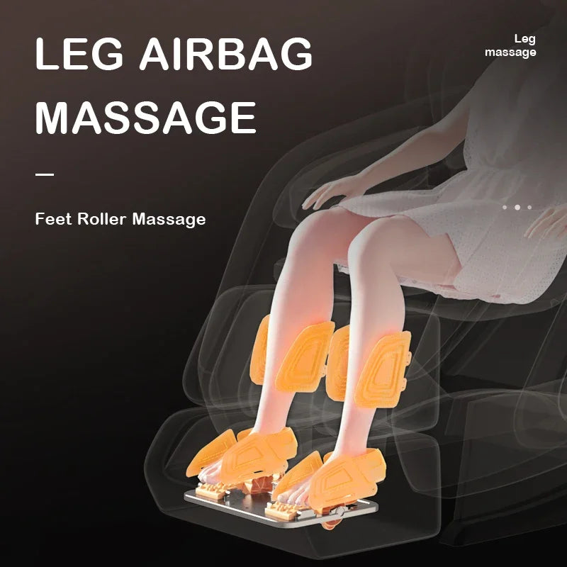 MMOOKA New Model Home Office Furniture Electric Heating Kneading Cheaper Price Luxury Zero Gravity Recliner Massage ChairSL-Track Whole
