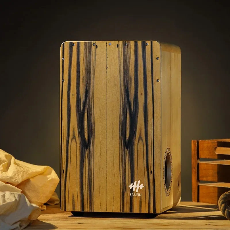 ANTNX Solid Wood Cajon Box Drum Professional Hand Drums Portable Beginner Tambourine Meditation Sounds Fantastic Musical Instrument ANTNX.COM