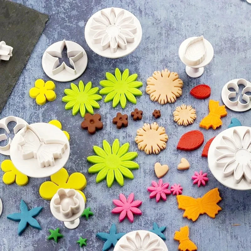 MMOOKA MMOOKA 3/4Pcs Ceramic Cutting Mold Clay Polymer Pottery Sculpture Cutter Heart Star Shaped DIY Geometric Snow Figure Modeling ToolMMOOKA.COM