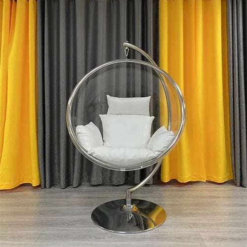 MMOOKA Bubble Chair Transparent Glider Single Cradle Chairs Indoor Balcony Lazy Hanging Basket Swing Rocking Chair Outdoor Egg Chairs