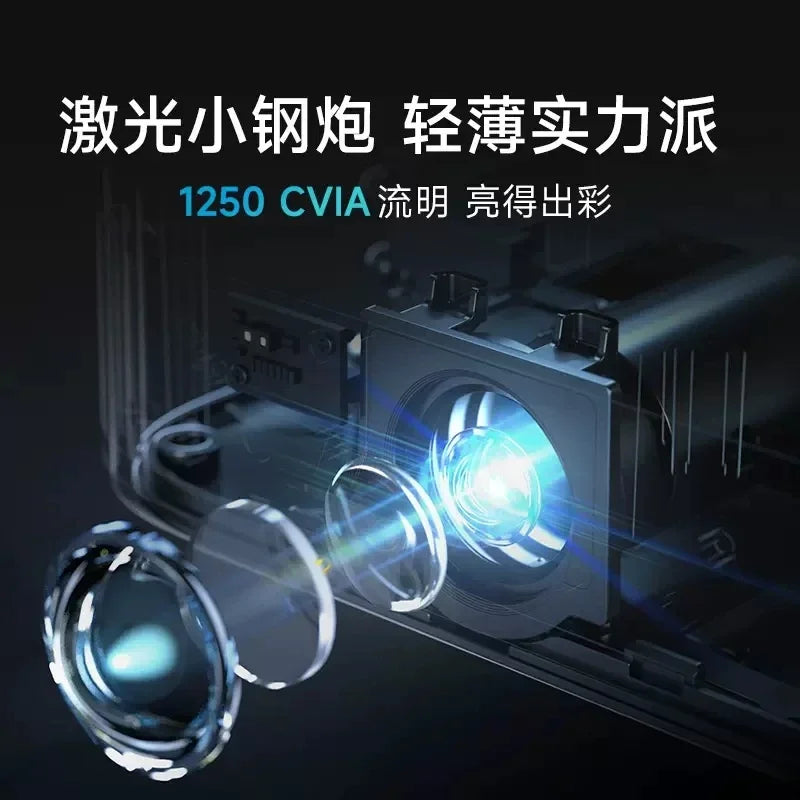 ANTNX R Dangbei D5X Pro Projector Household Small Portable HD Laser TV Room Bedroom Highlighting Smartphone Projector2025 ANTNX.COM