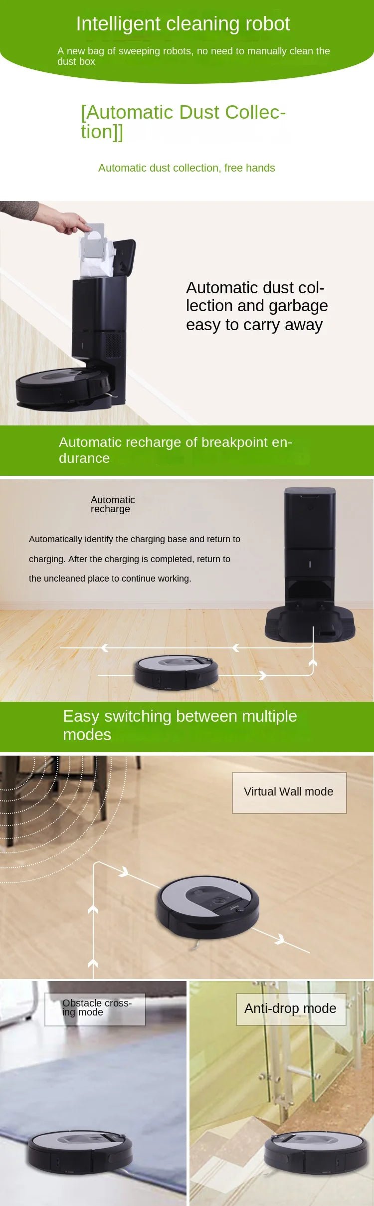 IROBOT i7+ sweeping machine intelligent household full-automatic vacuum cleaner