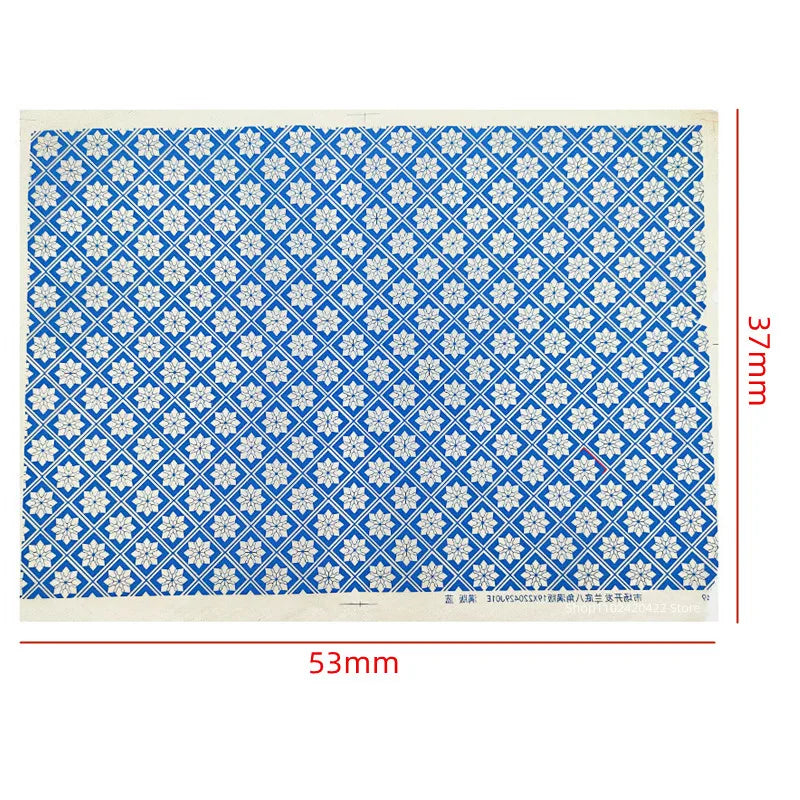 MMOOKA 1PCS New Pottery Ceramics Clay Transfer Paper Glaze Underglaze Flower Paper Jingdezhen Blue and White Porcelain Decal PaperMMOOKA.COM
