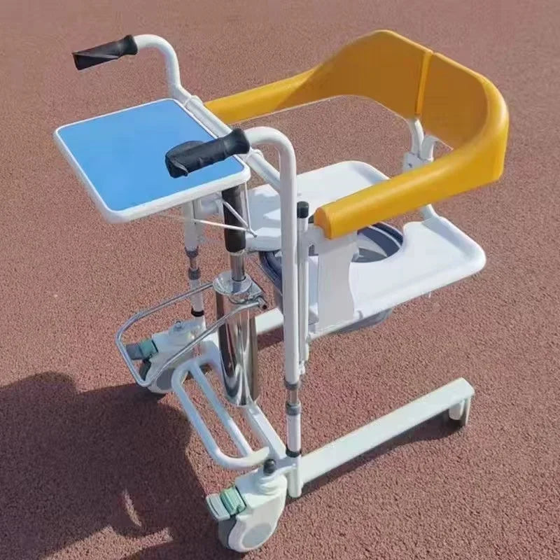 MMOOKA Hydraulic Lift Elderly Patient Home Equipment Multifunctional Disabled Bathing Toilet Transfer Chair Max Load-bearing 150kg