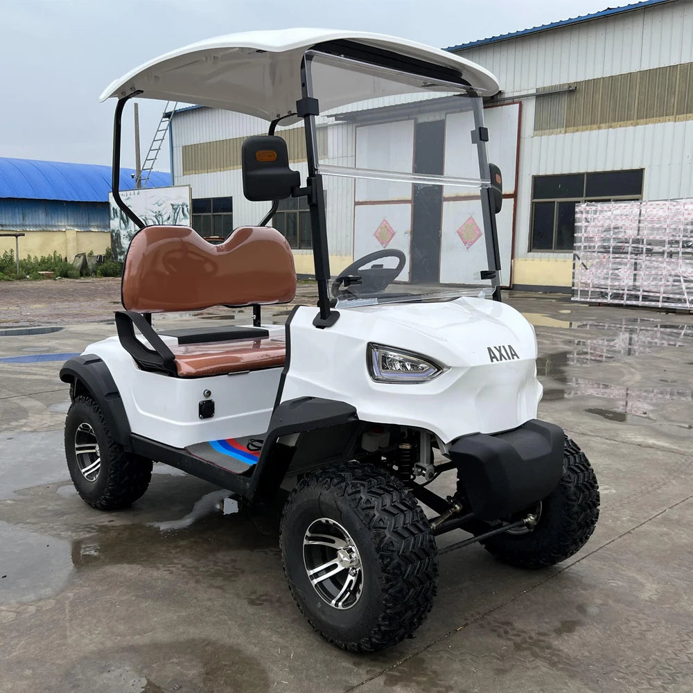 ANTNX New Design 4 Seater 60V 72V Lithium Battery Golf Carts New Arrival Red Golf Carts 4KW 5KW 7.5 KW AC Motor Electric Golf Carts ANTNX.COM