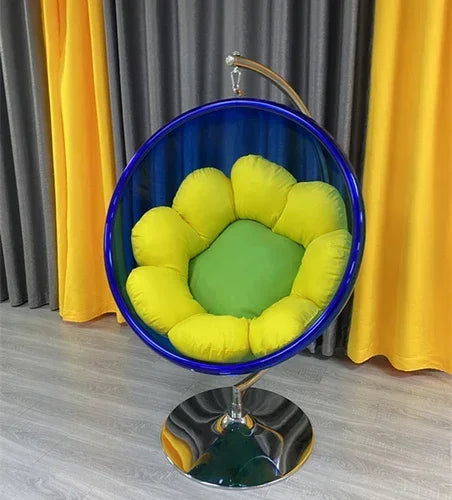 MMOOKA Bubble Chair Transparent Glider Single Cradle Chairs Indoor Balcony Lazy Hanging Basket Swing Rocking Chair Outdoor Egg Chairs