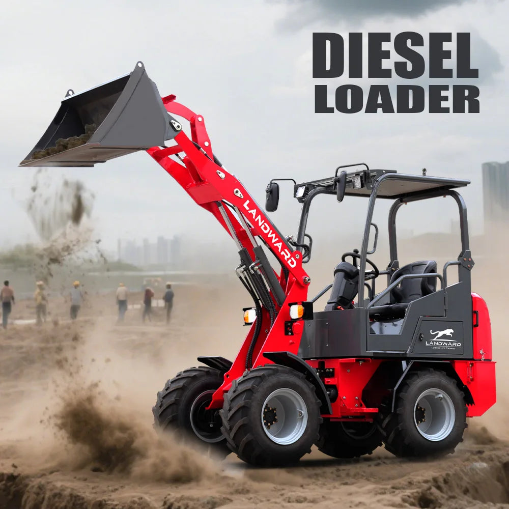 ANTNX Kubota Diesel Loader Hot Sale 4WD Project Use Loading Machinery All Terrain Off-Road Small Loader CE Euro 5 Wholesale Customized ANTNX.COM