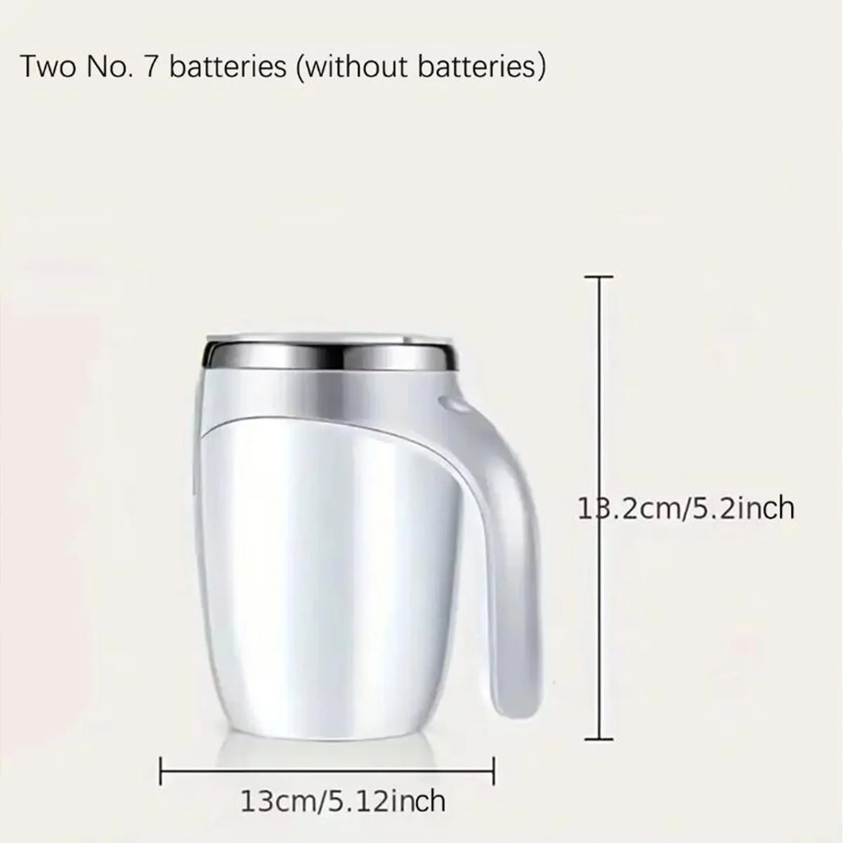 MMOOKA EXSX Automatic mixing cup rechargeable magnetic coffee cup, waterproof automatic mixing cup, suitable for office/kitchen/travel.