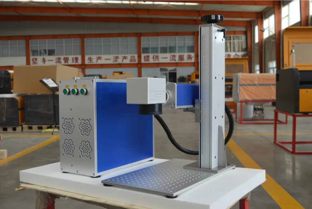 ANTNX Raycus IPG MOPA portable desktop 20w Metal Plastic small fiber laser marking machine price wholesale ANTNX.COM