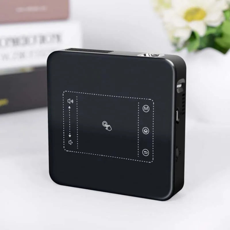 ANTNX WZATCO D13 Android Mini Pocket Projector 4K Smart Pico DLP Portable LED WIFI Built-in Battery Home Theater Beamer Proyector ANTNX.COM