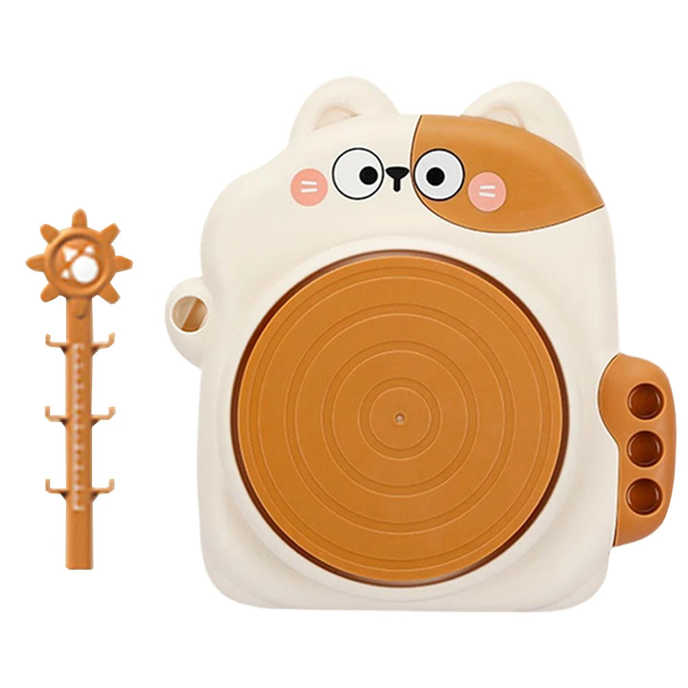 MMOOKA Kids Pottery Wheel Kit Cute Animal USB Powered Art Set for Creative DIY Crafting with Tools Birthday Gift for Ages 3 and UpMMOOKA.COM