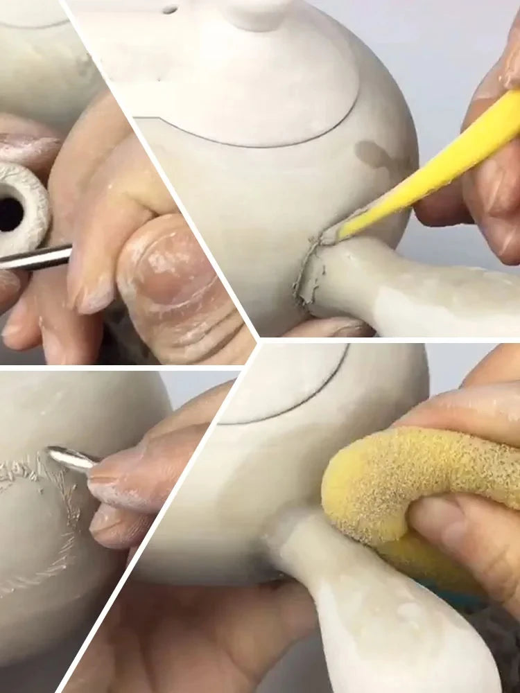 Pottery Clay Ceramic Coffee Cups, Handle Shaper Tools, Plaster Gypsum Mold Moulds, Handmade Craft Supplies, Different Kinds