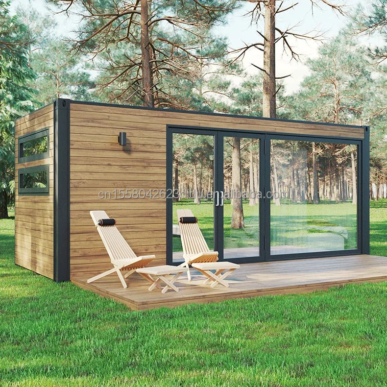 ANTNX 20ft Garden Hotel Event Tiny House Wooden Studio Flat Pack Prefab Container Coffee House Vacation House ANTNX.COM