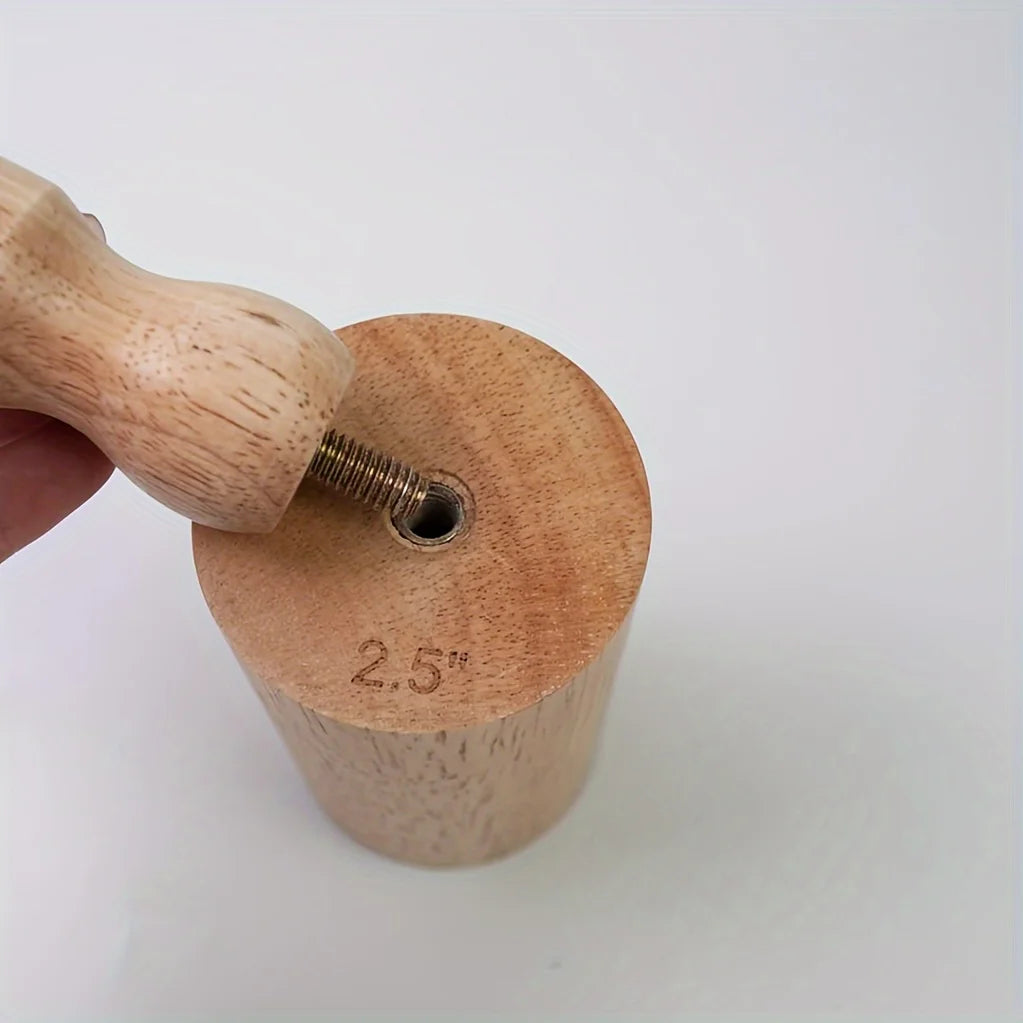 MMOOKA MMOOKA 3 Pcs Cup Pottery Molds 2.5'', 3.1'', 3.7'' Plaster Molds Mug Vase Tools with Handle Pottery Wood Slump Press Mold for Cup MugMMOOKA.COM