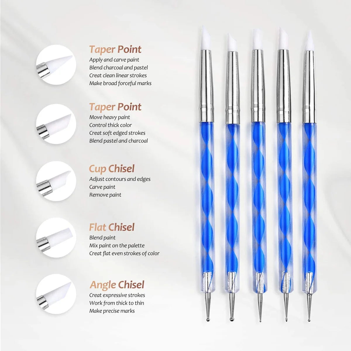 MMOOKA MMOOKA 8-61Pcs Pottery Clay Sculpting Tools, Ceramic Carving Kit Crafts Cake Ceramics Clay Sculpting Carving Pottery Modeling Tool SetMMOOKA.COM