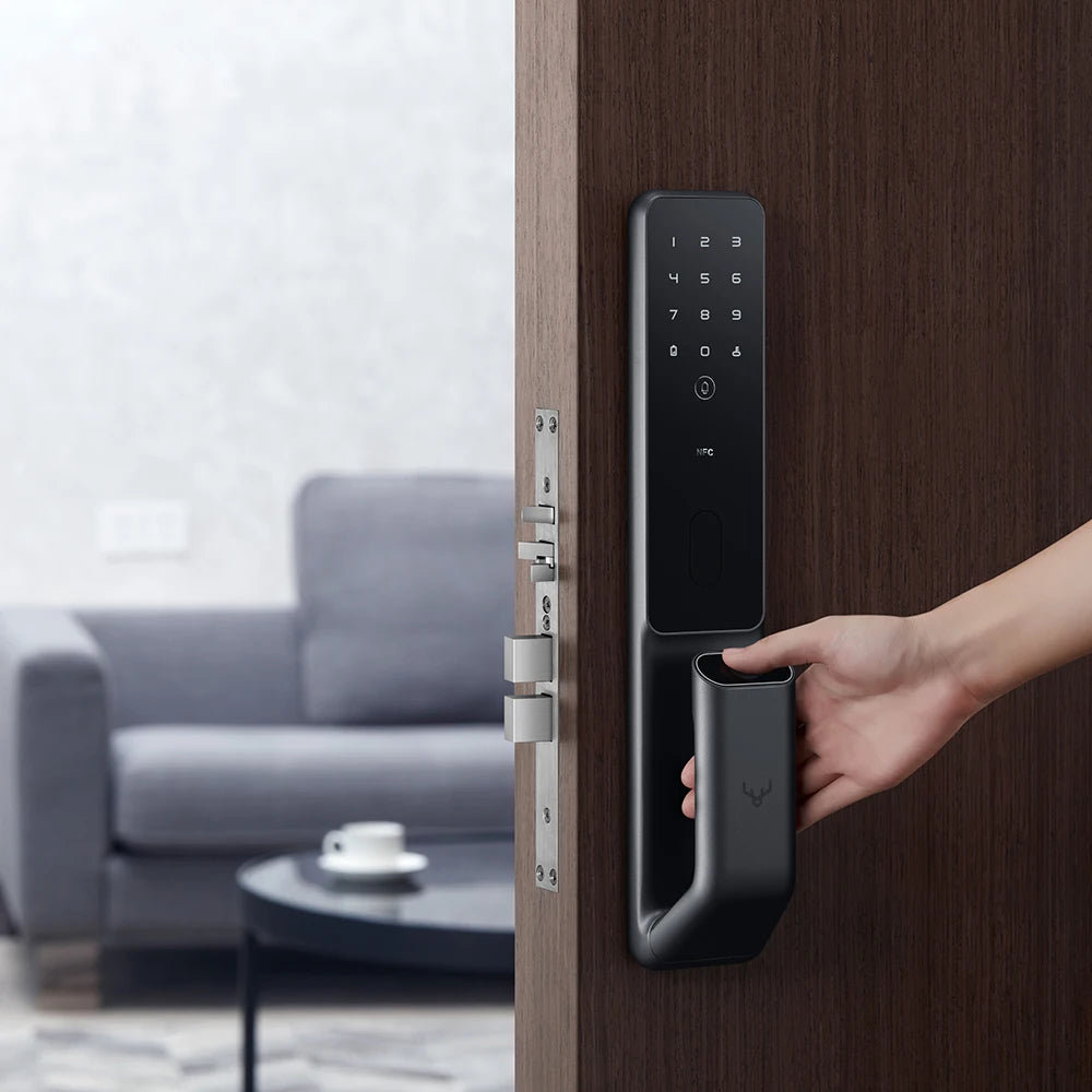 S30Pro Built-in Doorbell Automatic Intelligent Door Lock Fingerprint Password Electronic Lock Support APP Intelligent Linkage