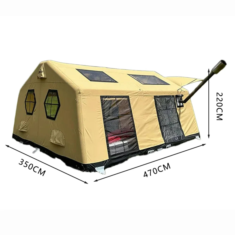 ANTNX Winter Tent Prefabricated Inflatable Shelter Tent Outdoor Glamping Camping Air Tent For Four Seasons ANTNX.COM