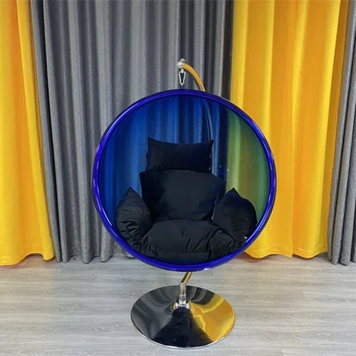 MMOOKA Bubble Chair Transparent Glider Single Cradle Chairs Indoor Balcony Lazy Hanging Basket Swing Rocking Chair Outdoor Egg Chairs