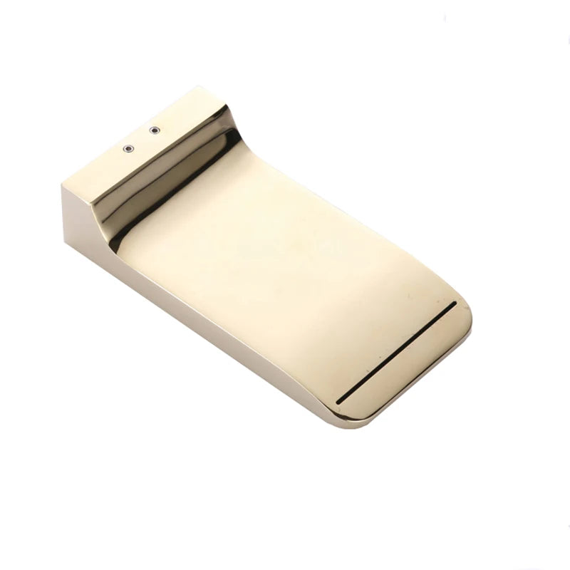 LANGYO Waterfall and Rainfall Shower Head Concealed Brass Bathroom Square Shower Heads Faucet LT-304B