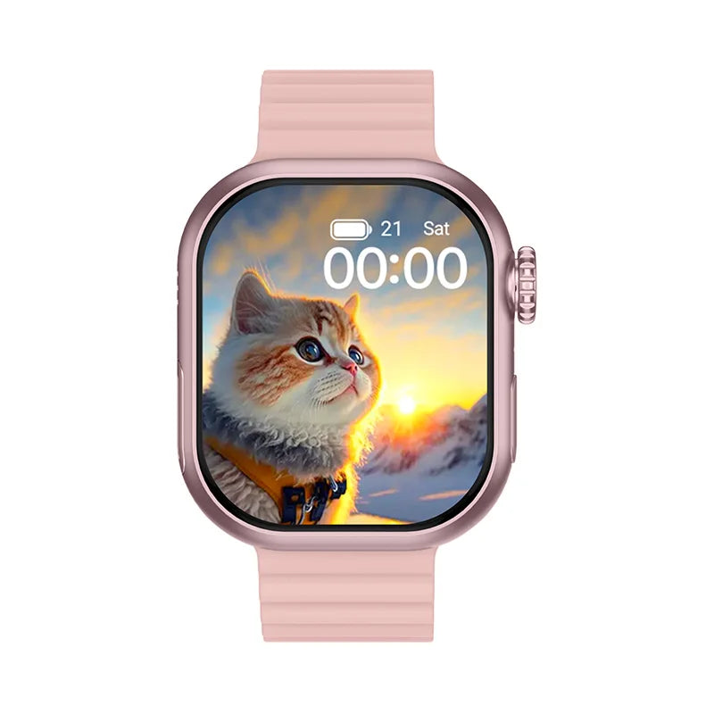 MMOOKA Smartwatch 4G SIM Card Smart Watch Men Women 2025 Android Play Store 2.02 Inch LCD WATCH X Call TikTok Camera Video Ultra GPS