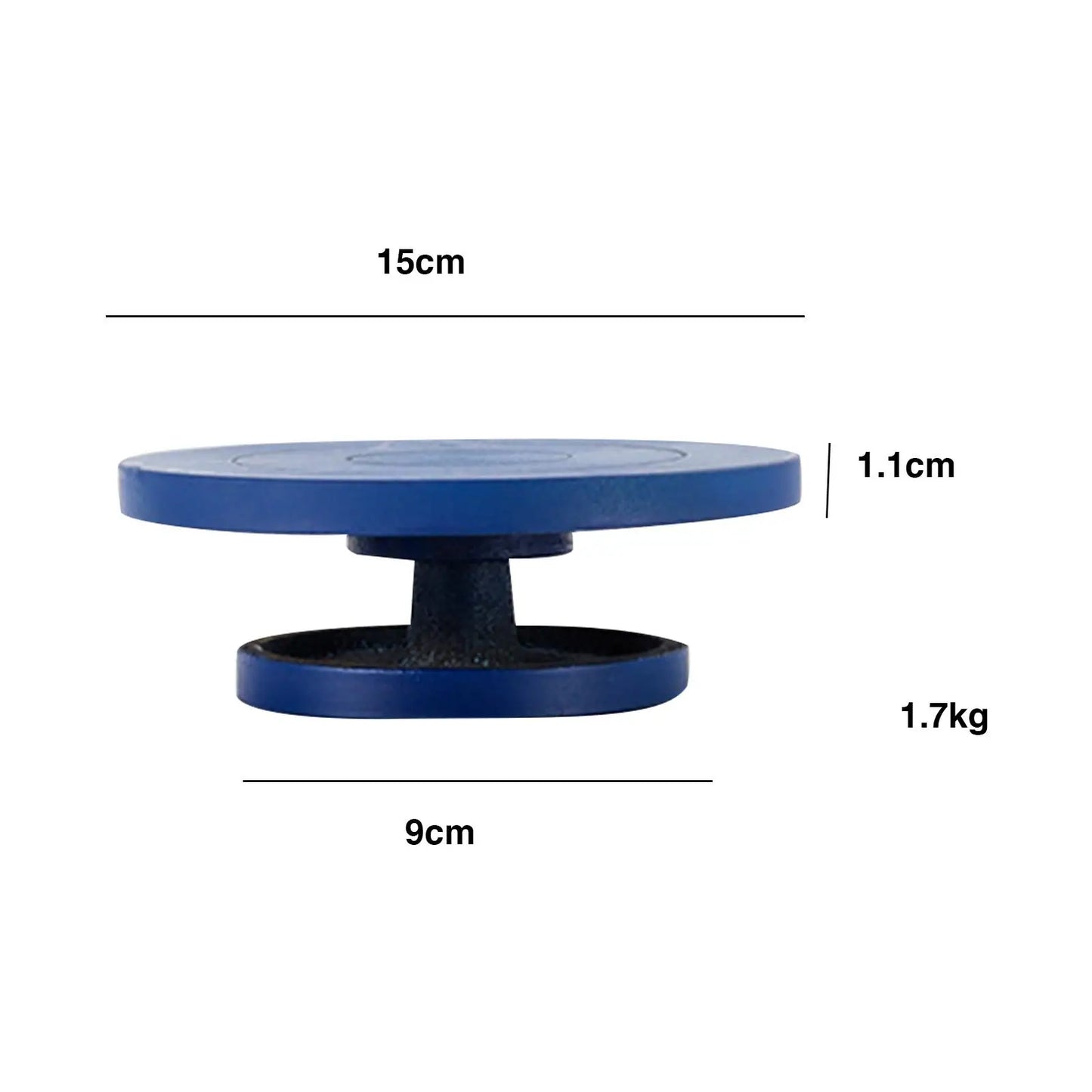 MMOOKA MMOOKA Pottery Turntable Wheel for Sculpting Pottery Decorating Banding Wheel Cast Iron Pottery Wheel Double Side Revolving Cake StandMMOOKA.COM