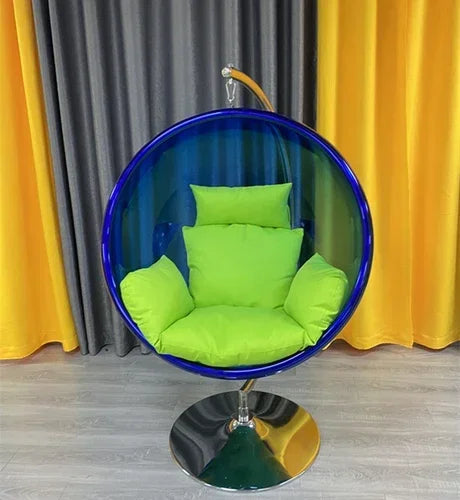 MMOOKA Bubble Chair Transparent Glider Single Cradle Chairs Indoor Balcony Lazy Hanging Basket Swing Rocking Chair Outdoor Egg Chairs