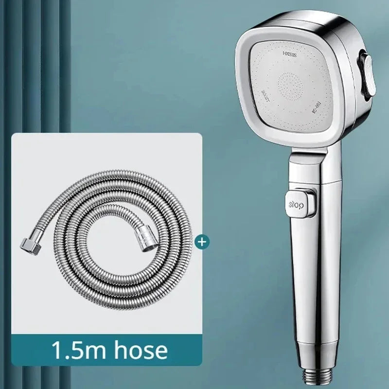 MMOOKA High Pressure Shower Head Water Saving 3-Modes Shower Heads Hanging Adjustable Water Massage Sprayer Bathroom 2025 New MMOOKA.COM
