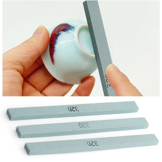 MMOOKA MMOOKA Pottery Tools Polishing Stone Small Coarse Grinding Ceramic Whetstone Ceramic Bottom Sticky Glaze Polishing Grinding ToolsMMOOKA.COM