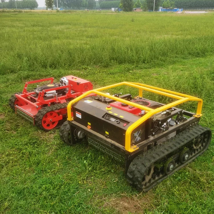 ANTNX CE EPA Diesel Engine All Terrain Grass Cutting Machine Agriculture Rubber Tracks Remote Control Robot Lawn Mower ANTNX.COM