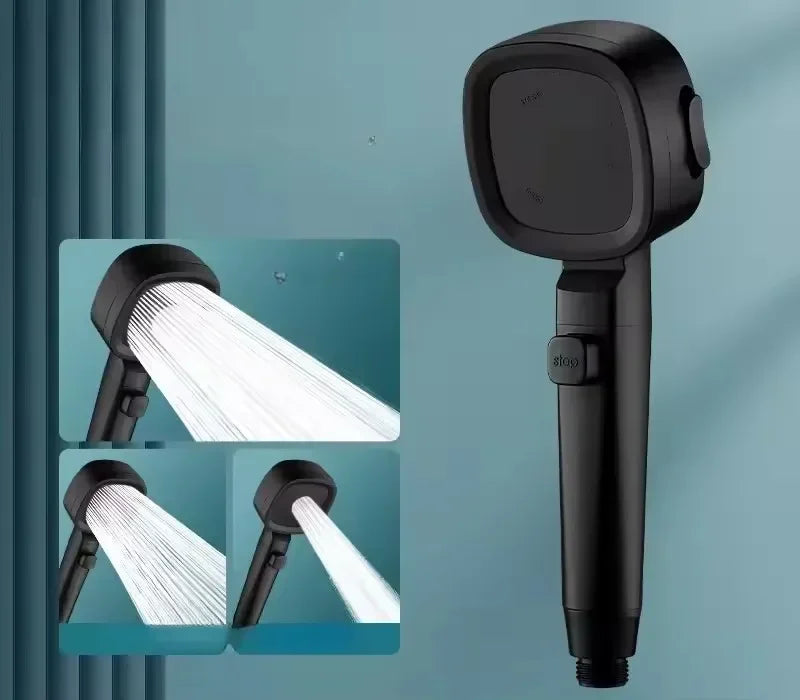 MMOOKA High Pressure Shower Head Water Saving 3-Modes Shower Heads Hanging Adjustable Water Massage Sprayer Bathroom 2025 New MMOOKA.COM