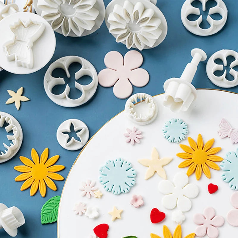 MMOOKA MMOOKA 3/4Pcs Ceramic Cutting Mold Clay Polymer Pottery Sculpture Cutter Heart Star Shaped DIY Geometric Snow Figure Modeling ToolMMOOKA.COM