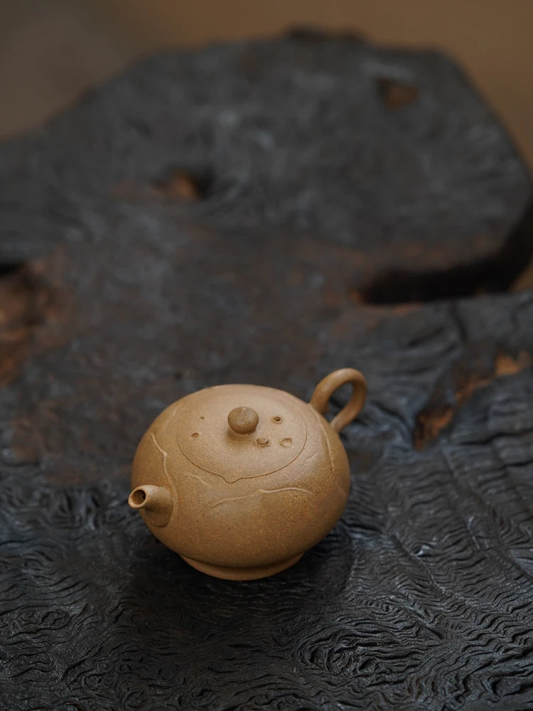 Zen Yuantang Yixing Handmade Original Purple Clay Pot Raw Ore Beige Clay Bionic Device 110cc