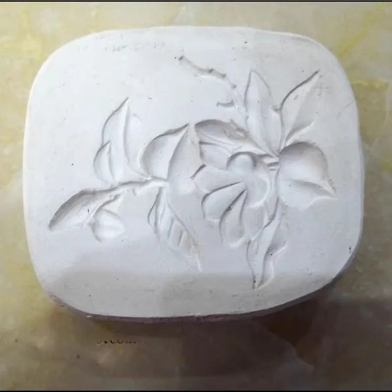 MMOOKA MMOOKA Differents Kinds of Flower Bamboo Pattern Molds For Handmade DIY Pottery Ceramic Porcelain Gypsum Moulds Art ToolsMMOOKA.COM