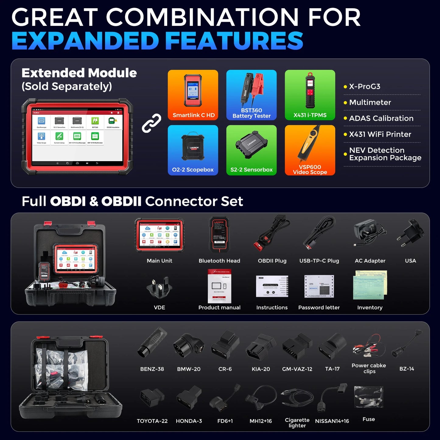 MMOOKA LAUNCH X431 pro3s Plus V5.0 10.1" Full system Automotive Diagnostic tools ECU Coding Bidirectionnal obd2 scannner pk x431 pro v+
