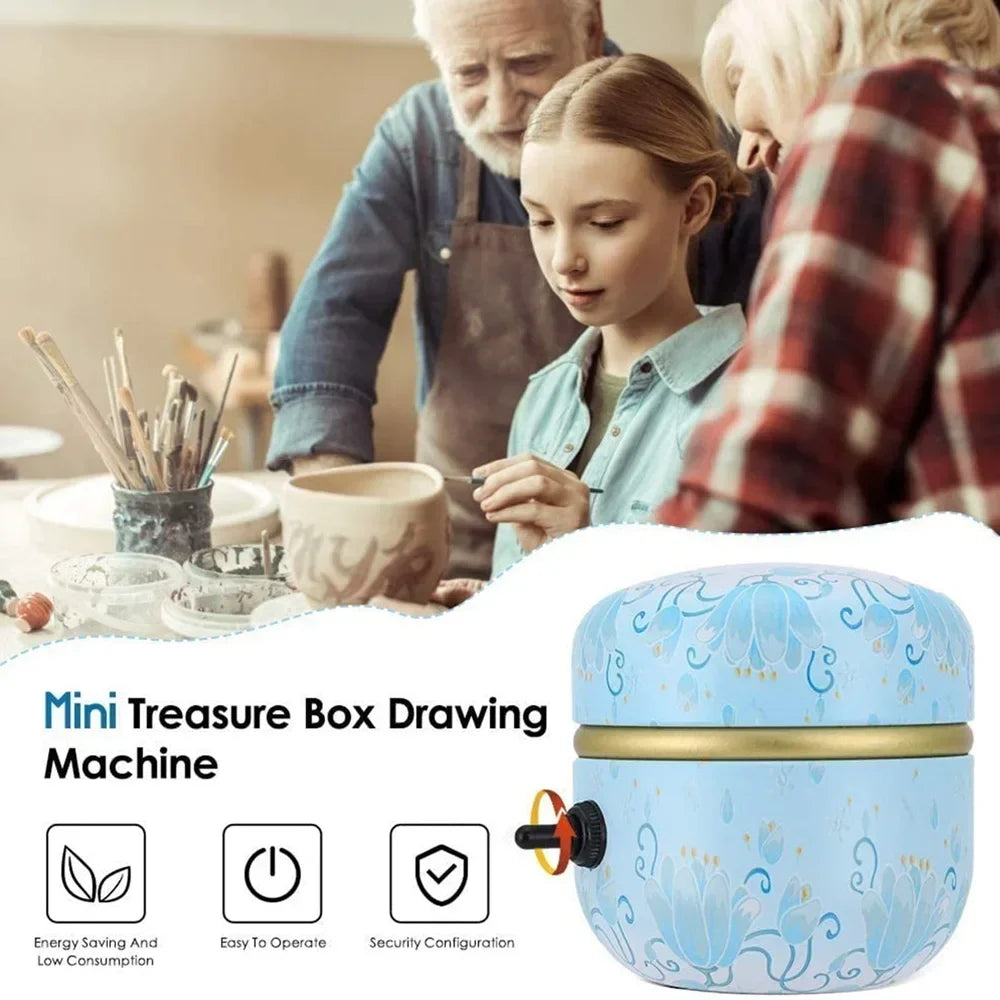 MMOOKA MMOOKA Mini Pottery Wheel with Clay Sculpting Tools, Adjustable Speed Electric Pottery Machine for Ceramic Art Crafts Pottery TurntableMMOOKA.COM