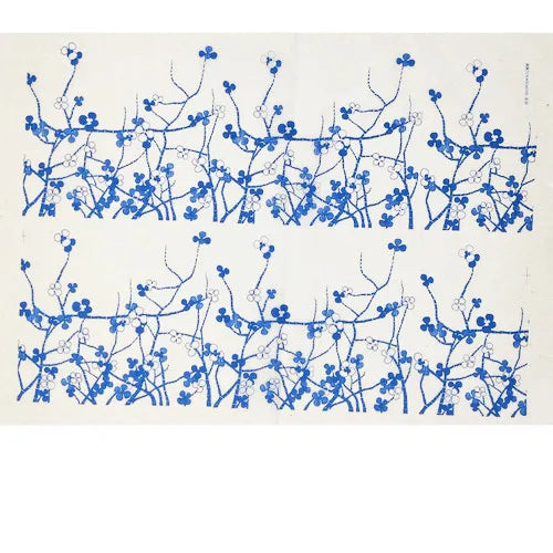 MMOOKA 1PCS New Pottery Ceramics Clay Transfer Paper Glaze Underglaze Flower Paper Jingdezhen Blue and White Porcelain Decal PaperMMOOKA.COM