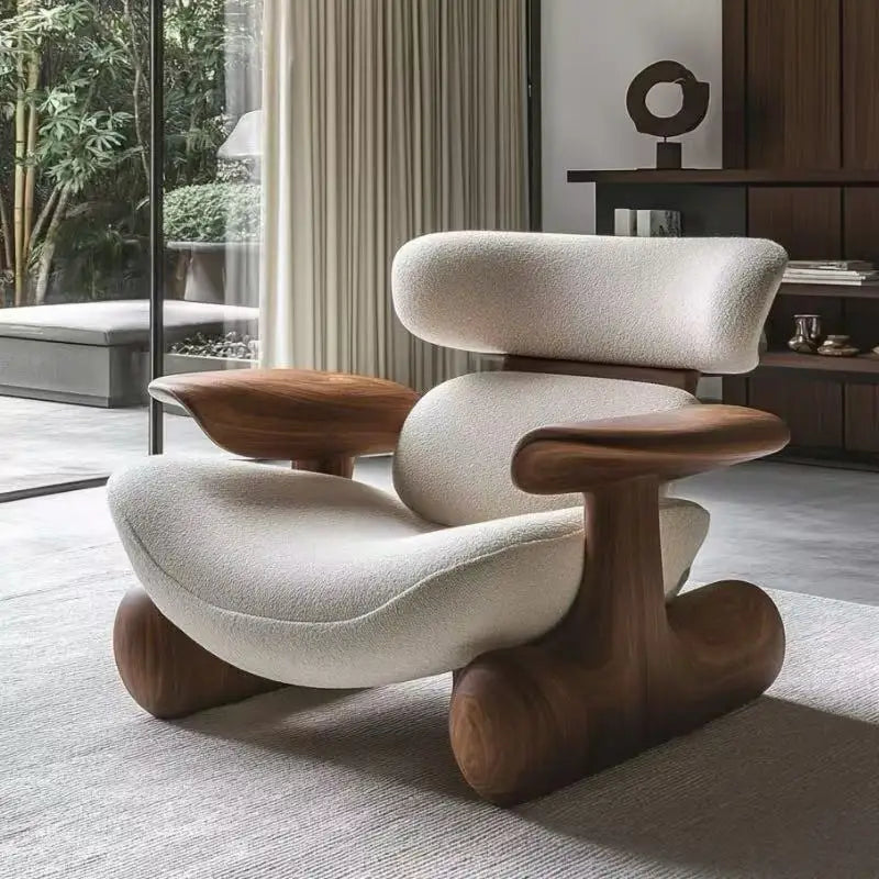 ANTNX Makeup Designer Living Room Chairs Luxury Modern Wooden Reading Living Room Chairs Ergonomic Dresser Sillon Postmodern Furniture ANTNX.COM