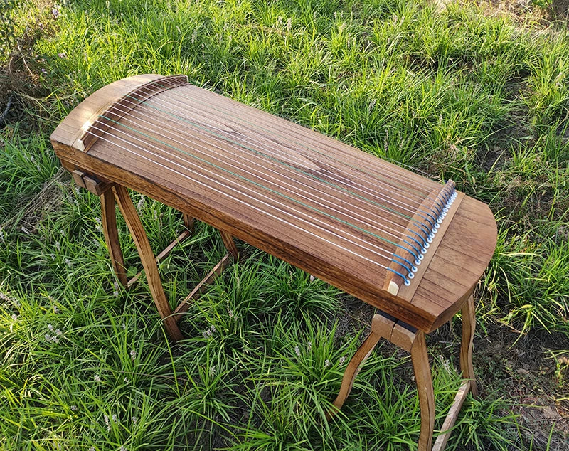 21 Strings Woodwooden Guzheng Instrument Traditional Kids Chinese Mini Guzhengchinese Guzheng Strings Full Set Accessories