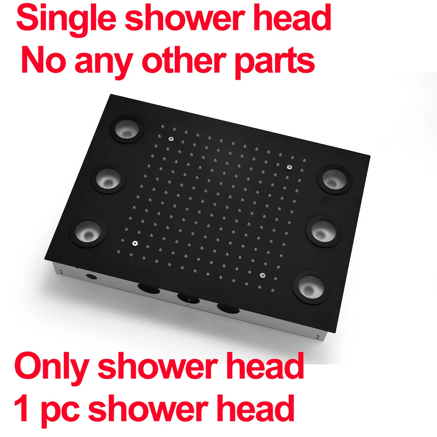 MMOOKA Smart Remote LED Shower Head Set 20x14inch Panel Faucet System Lateral Jet Thermostatic Mixer Valve Button Switch Hand Shower MMOOKA.COM